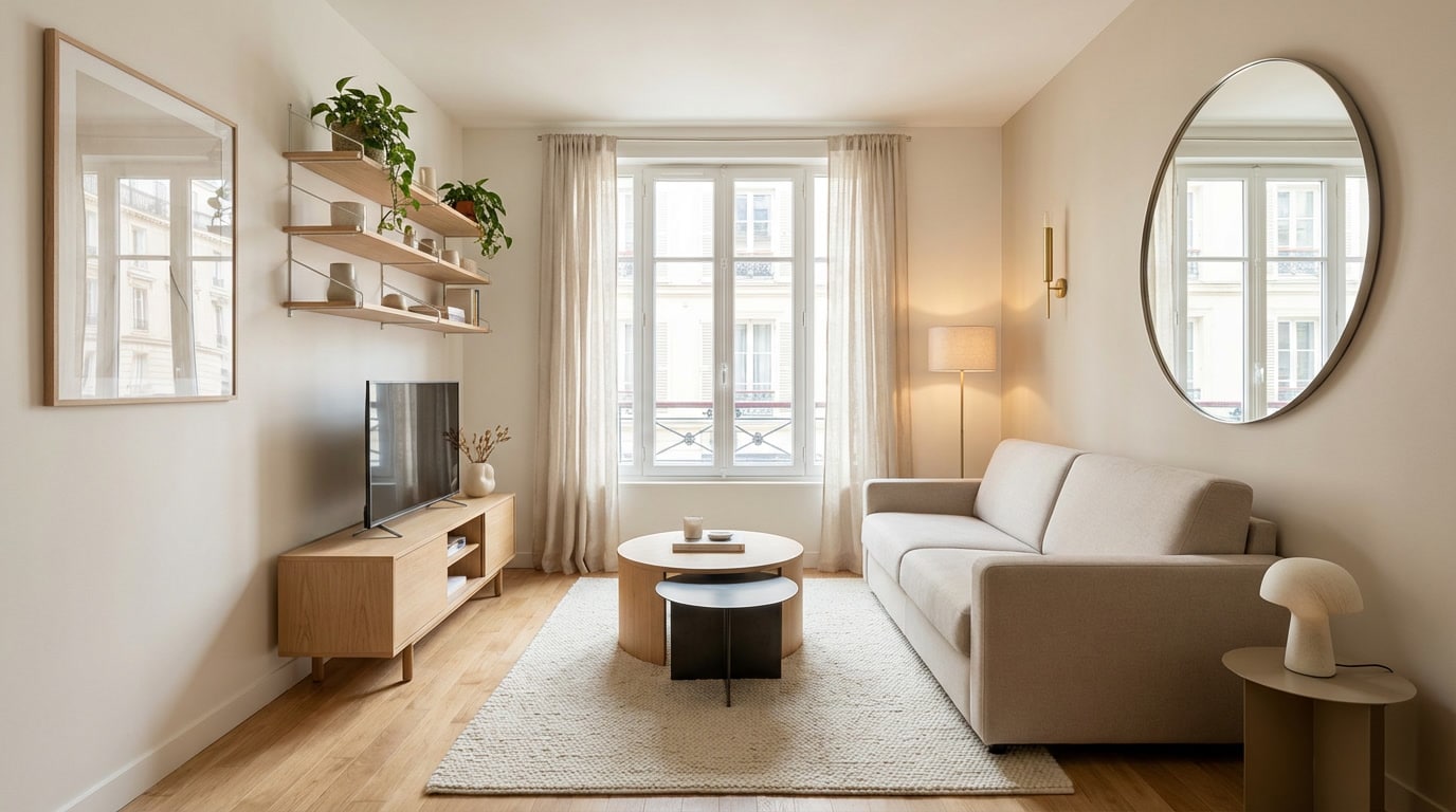 Aménager un petit salon de 15m² : le guide complet pour un espace optimisé et stylé