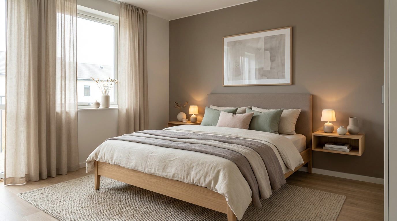 Chambre taupe et beige : le guide complet pour une décoration douce et élégante