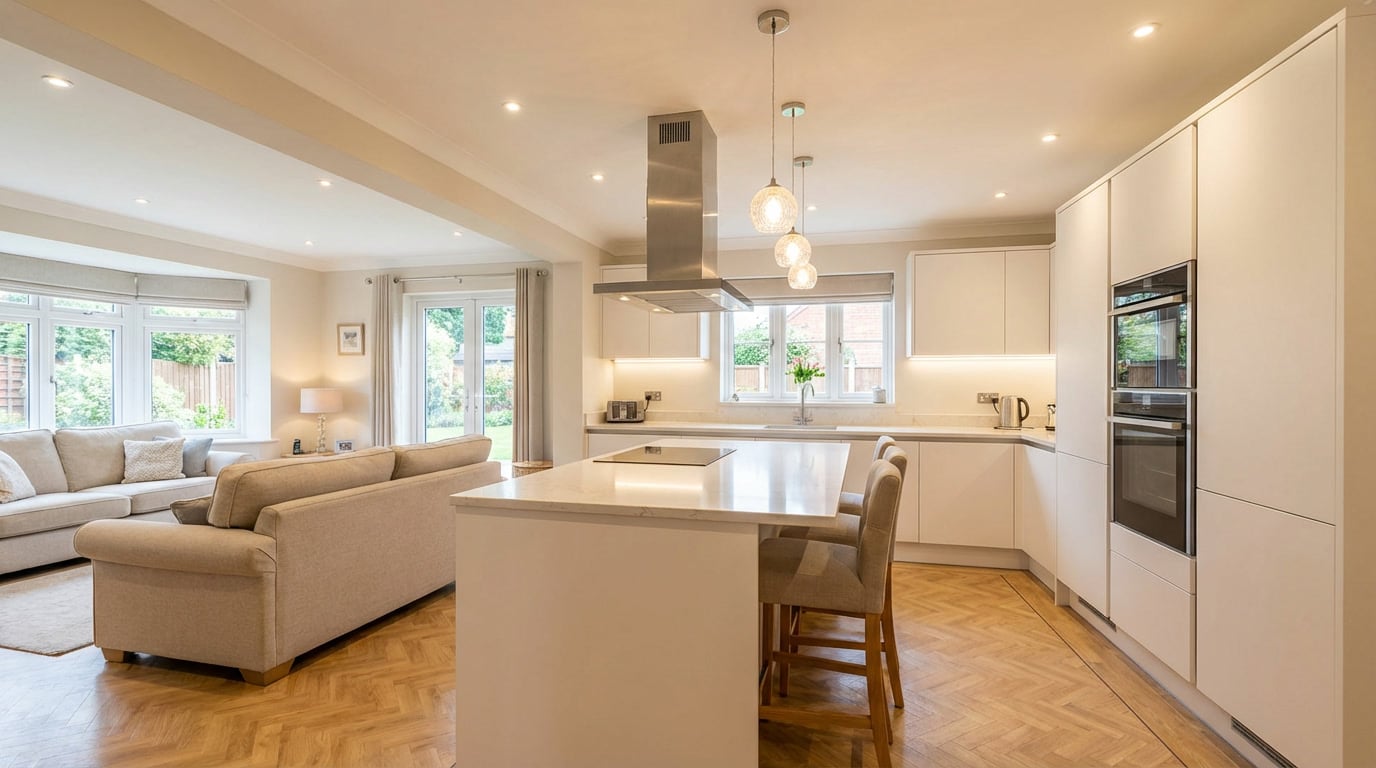 Cuisine en U ouverte sur salon : l’aménagement idéal pour votre espace de vie