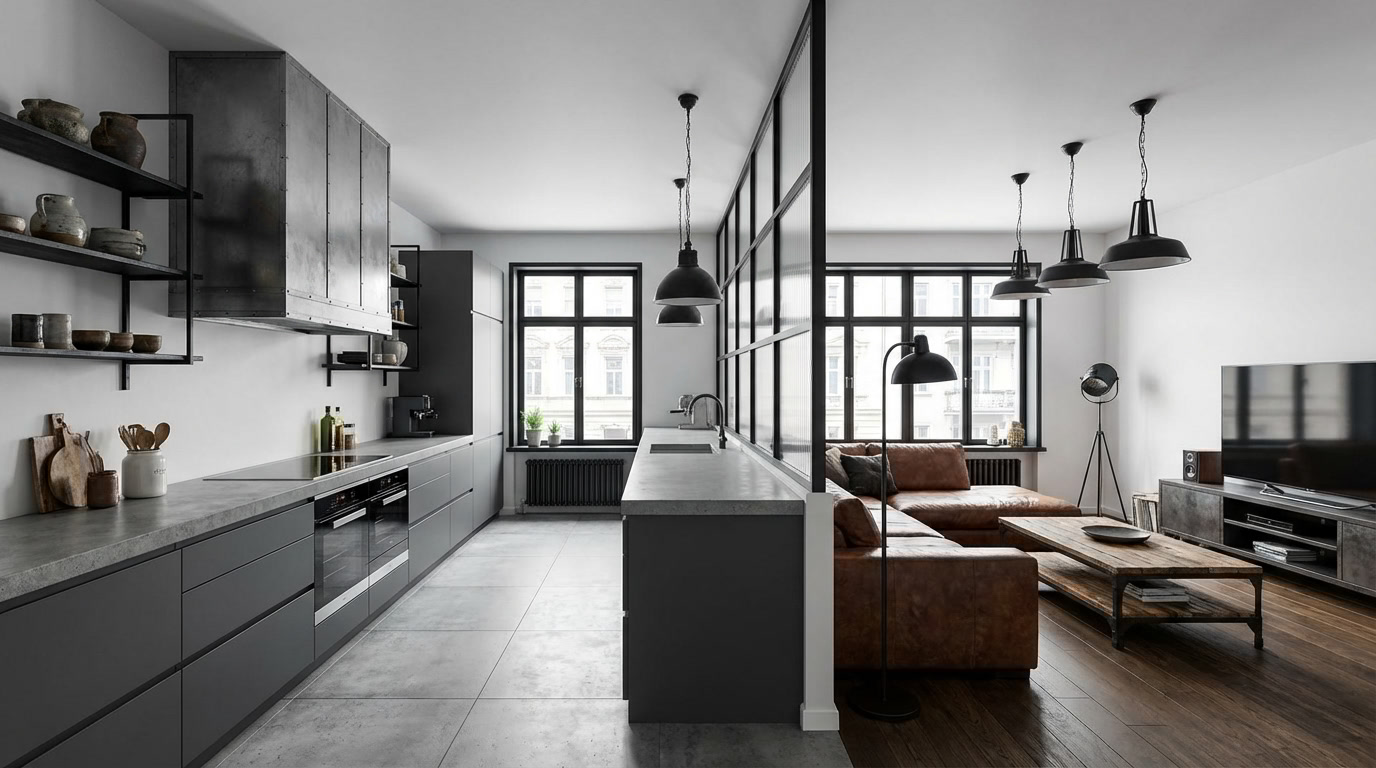 Cuisine ouverte sur salon 25m² : l’aménagement parfait pour votre espace