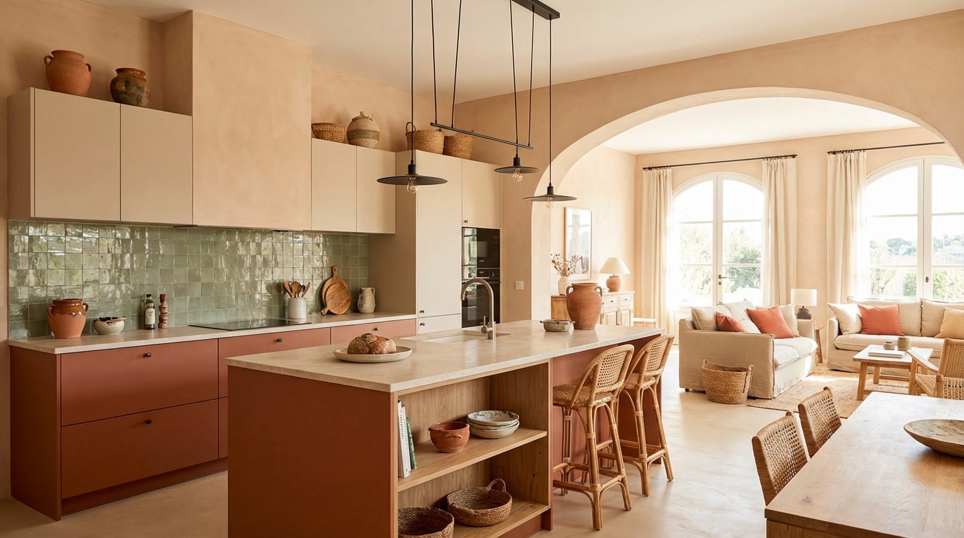 Cuisine terracotta : la tendance chaleureuse et personnalisable pour une cuisine sur-mesure