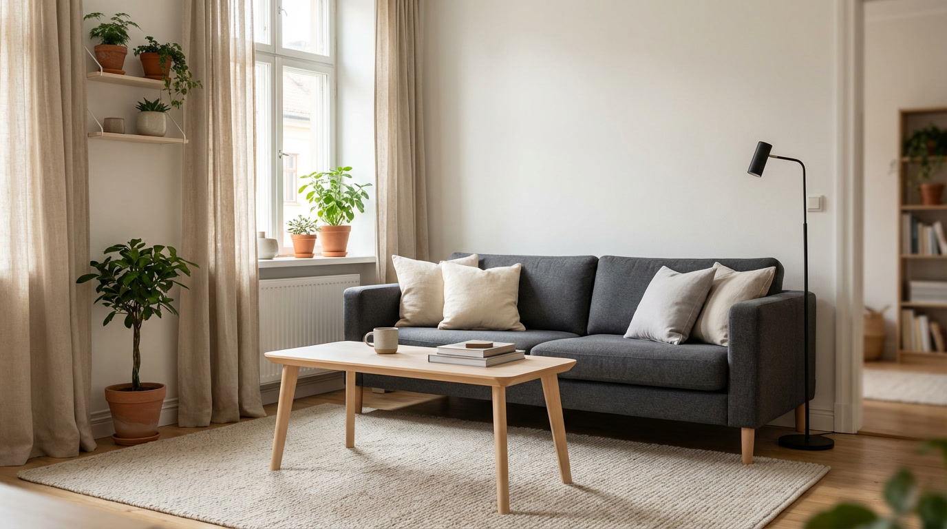 Quelle couleur associer avec un canapé gris foncé pour un salon réussi ?