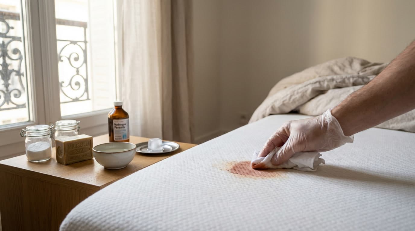 Comment enlever une tache de sang sur un matelas : le guide complet