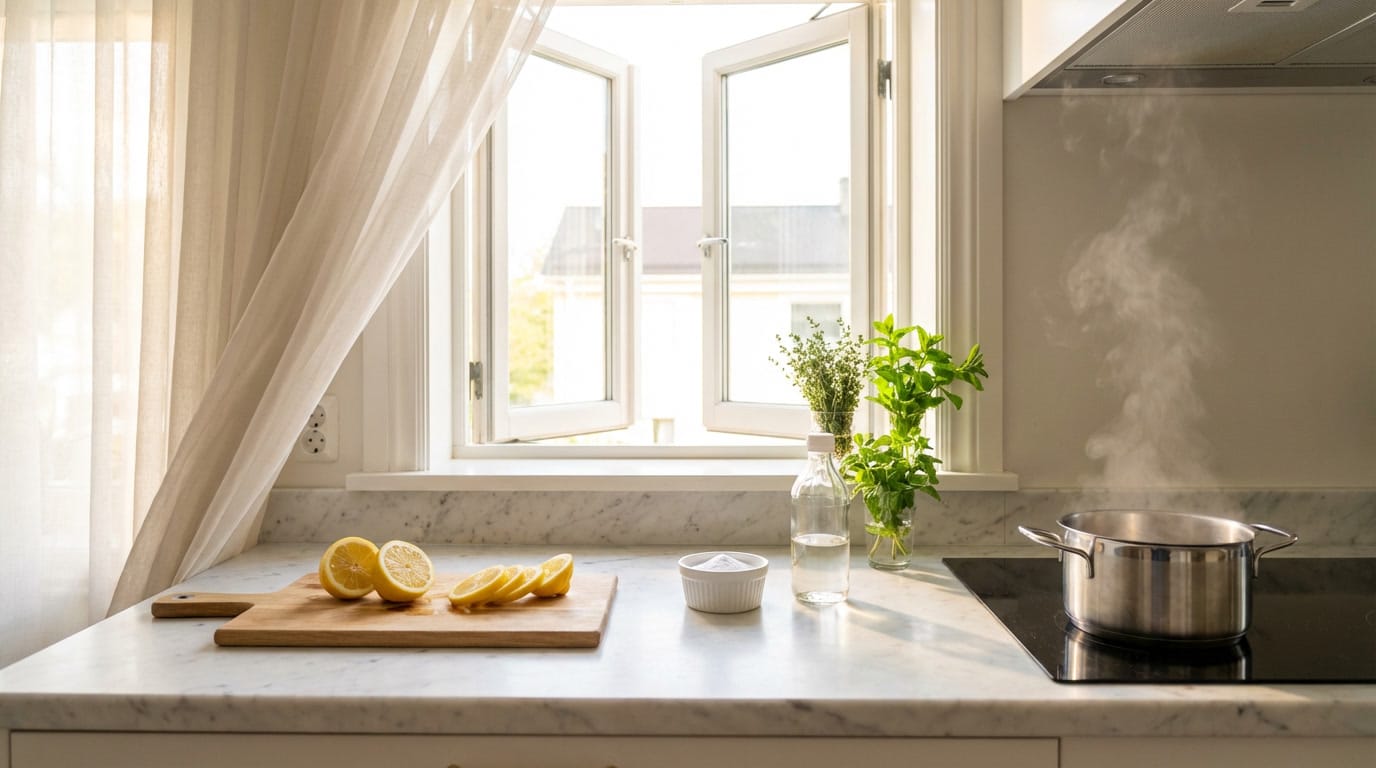 Comment enlever l’odeur de poisson dans la maison : astuces naturelles et efficaces