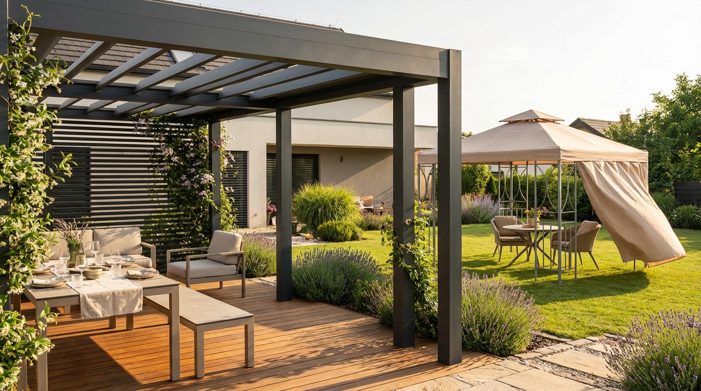 Tonnelle ou pergola : quelle est la différence et comment choisir ?
