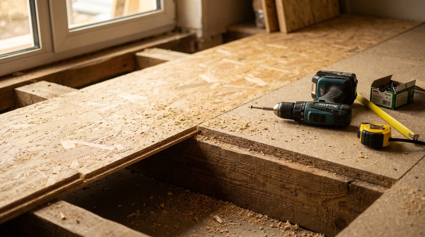 OSB ou aggloméré pour un plancher : le guide complet pour faire le bon choix en 2026