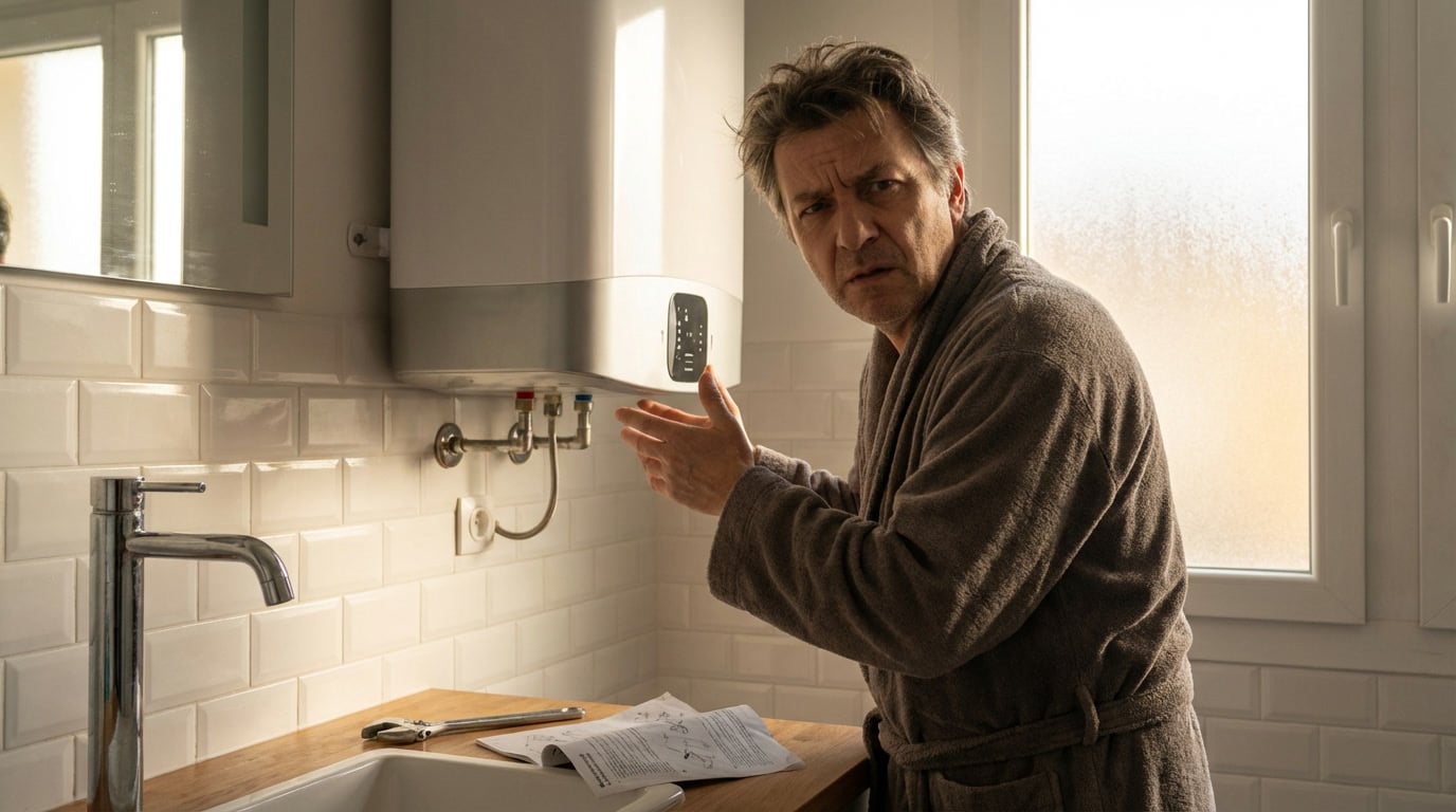 Plus d’eau chaude du jour au lendemain : causes et solutions