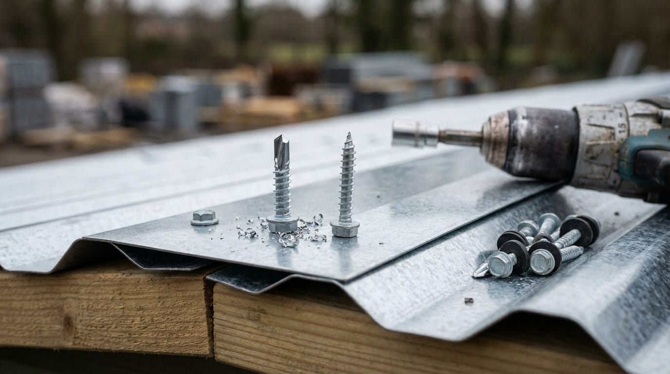 Vis pour tôle : choisir entre autoperceuse et vis tôle classique